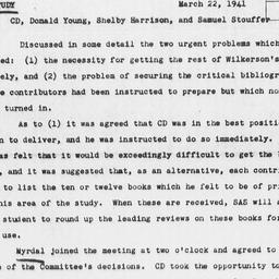 Memorandum from Charles Dol...