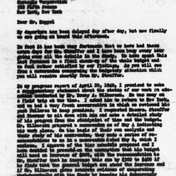 Letter from Gunnar Myrdal t...