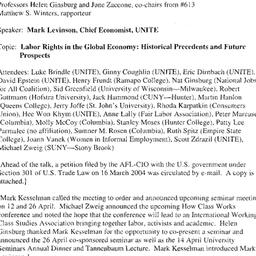 Minutes, 2004-03-22. Global...