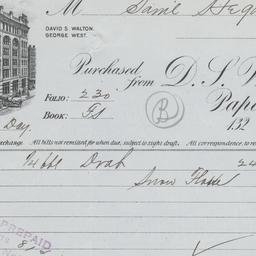 D. S. Walton & Co. Bill...