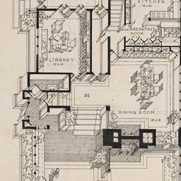 Isometric first floor plan