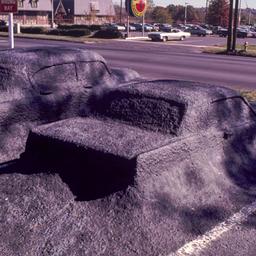 Submerged cars.
