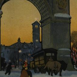 Washington Arch at Winter T...