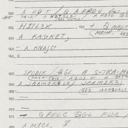Eastern questionnaire, answ...