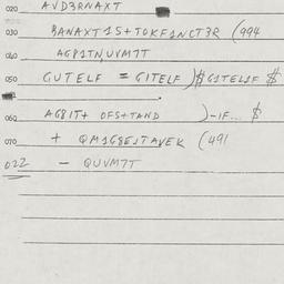 Eastern questionnaire, answ...