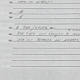 Eastern questionnaire, answ...