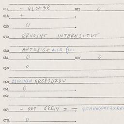 Eastern questionnaire, answ...