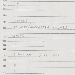 Eastern questionnaire, answ...