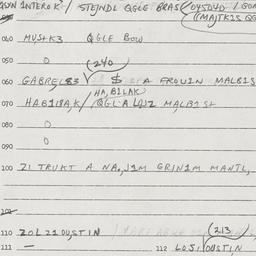 Eastern questionnaire, answ...