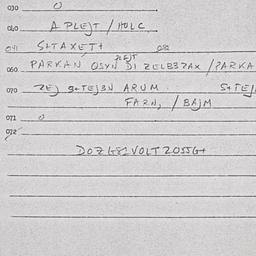 Eastern questionnaire, answ...