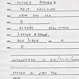Eastern questionnaire, answ...