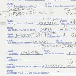 Western questionnaire, answ...