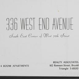 336 West End Avenue