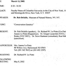 Minutes, 2002-03-13. Pollut...