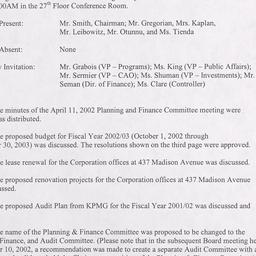 Planning and Finance Commit...