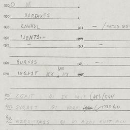 Eastern questionnaire, answ...