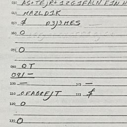 Eastern questionnaire, answ...