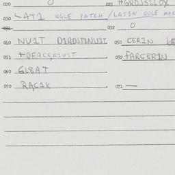Eastern questionnaire, answ...