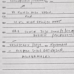 Eastern questionnaire, answ...