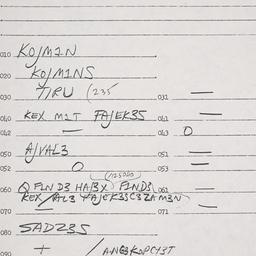 Eastern questionnaire, answ...