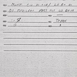 Eastern questionnaire, answ...