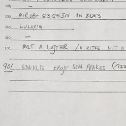 Eastern questionnaire, answ...