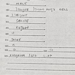 Eastern questionnaire, answ...