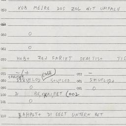 Eastern questionnaire, answ...