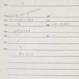 Eastern questionnaire, answ...
