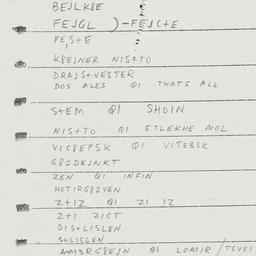 Eastern questionnaire, answ...