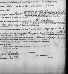 Carnegie Church Organs, Wil...