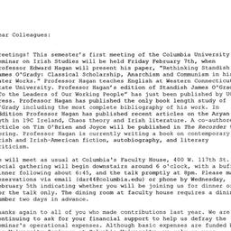 Announcements, 2003-02-07. ...