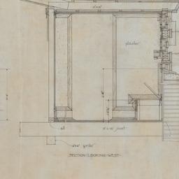 Passage elevation, section