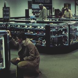 Interior view, customers in...