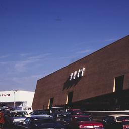 Exterior view, from parking...