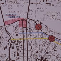 Map of city, showing Ross&#...