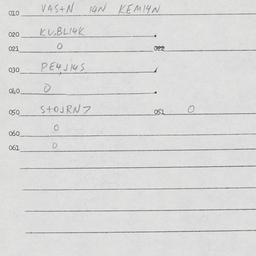 Eastern questionnaire, answ...