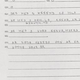 Western questionnaire, answ...