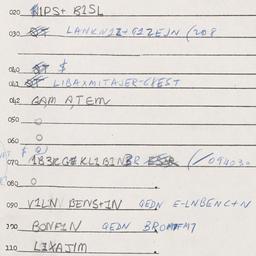 Eastern questionnaire, answ...
