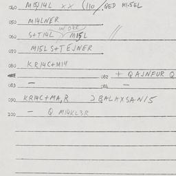 Eastern questionnaire, answ...