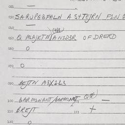 Eastern questionnaire, answ...