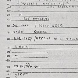 Eastern questionnaire, answ...