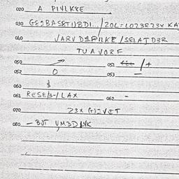 Eastern questionnaire, answ...