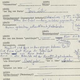 Western questionnaire, answ...