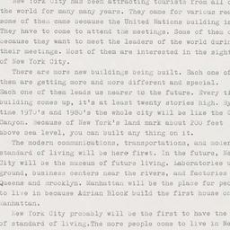 New York's Future as I ...