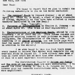 Letter from Charles Dollard...