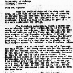 Letter from Florence Anders...