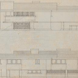 Two exterior elevations
