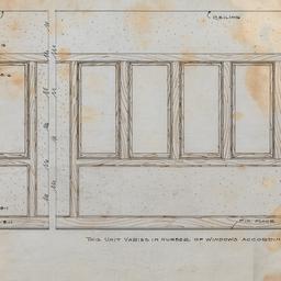 Interior window elevations