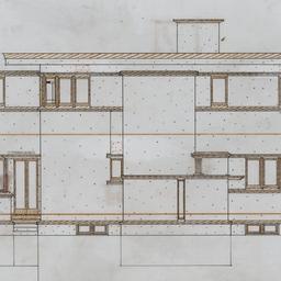 Entrance elevation